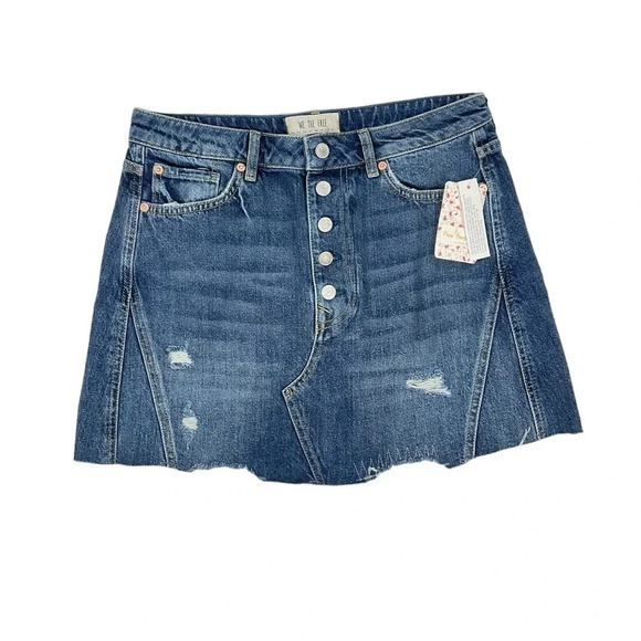 We The Free Jean Skirt Size 30 - Picture 1 of 6